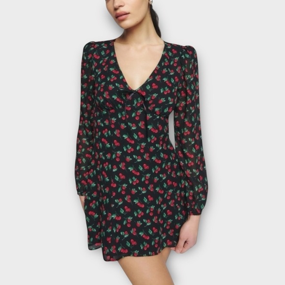 Reformation Dresses & Skirts - Reformation | Ferris Dress | Cherry Pie Print | Size 6 | NWT